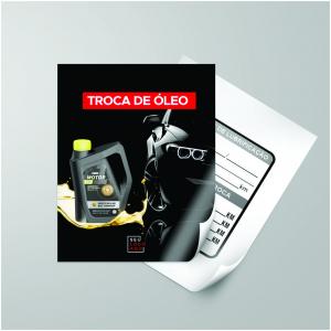 ADESIVO TROCA DE OLÉO 4X5CM      