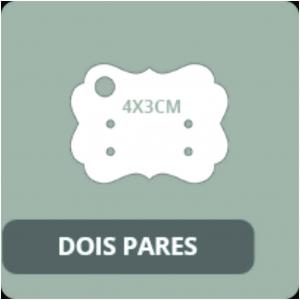 CARTELA - 2 PARES 4x3cm      